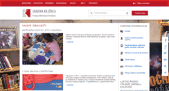 Desktop Screenshot of knjiznica-krizevci.hr